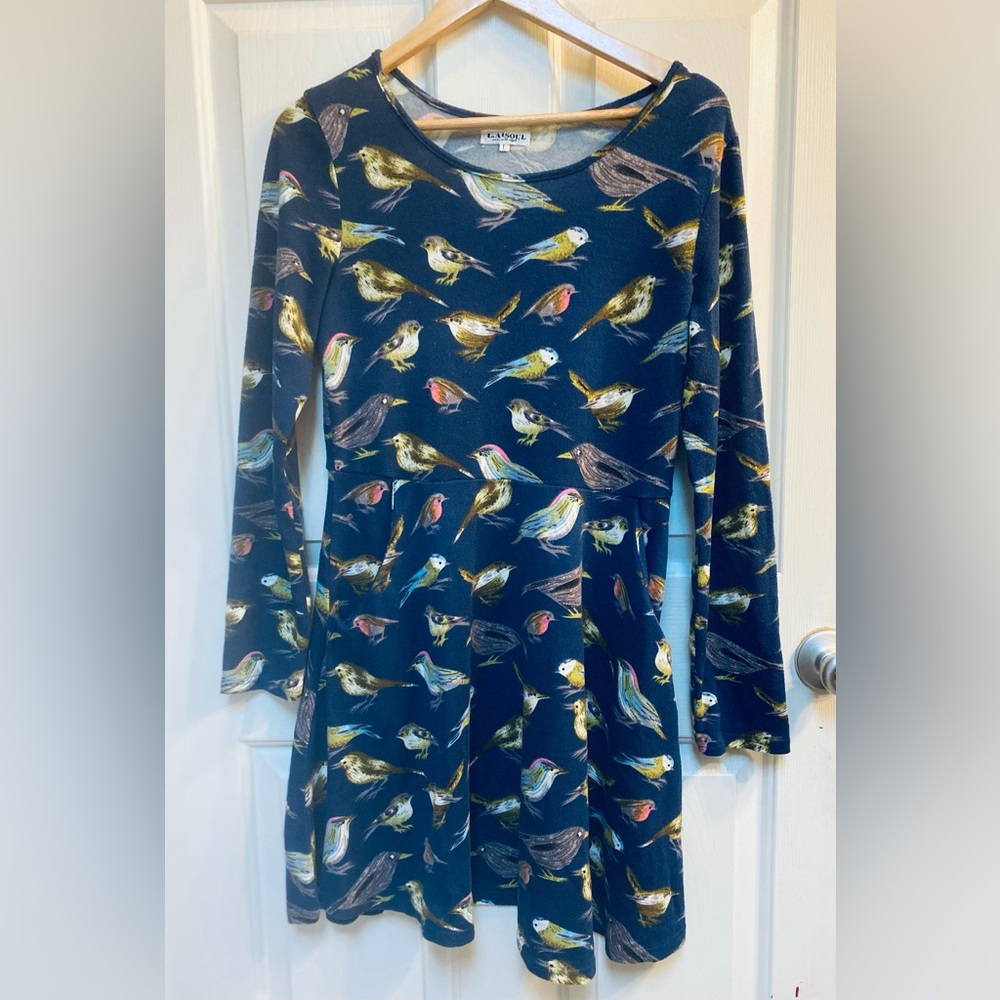 Bird Dress with pockets! Size Medium/Large Woman’s Fun Outfit